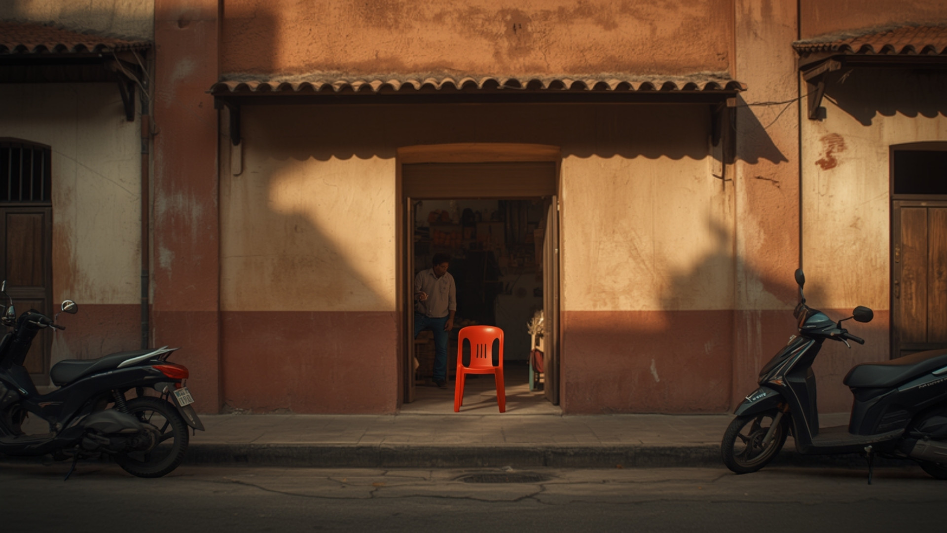 Fachada de un comercio local en una calle de Acarigua, Venezuela